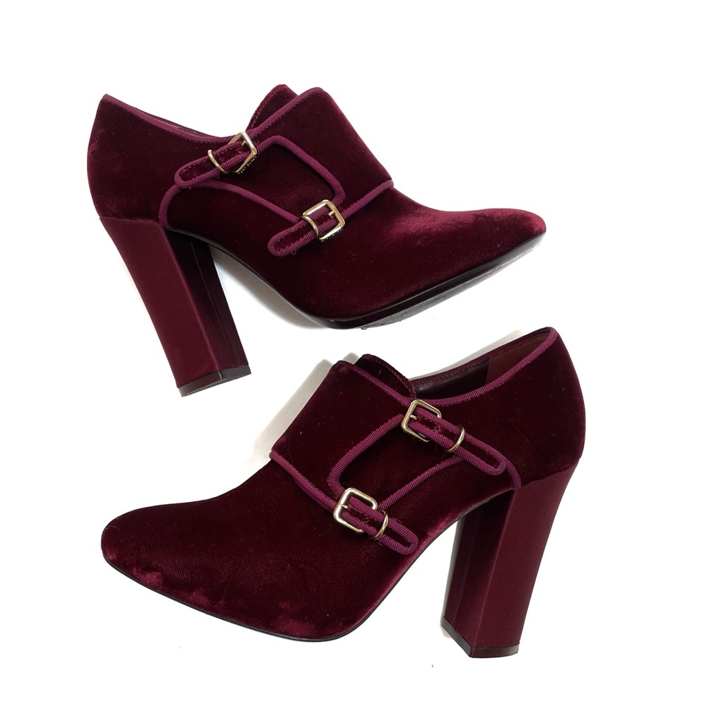 Tory Burch Carley Velvet Booties Heels